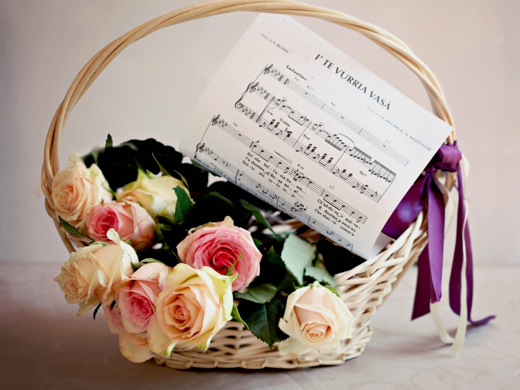 букет цветов на концерт