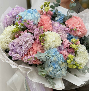 Подарите девушке облако гортензий облако гортензий