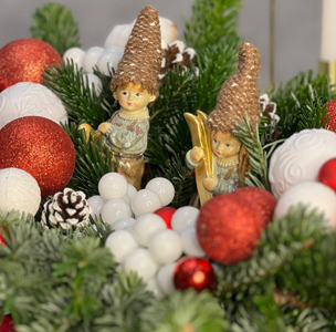 как ухаживать за новогодними композициями из нобилиса