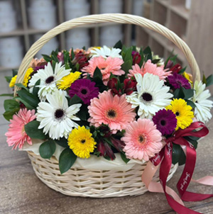 композиции и букеты с герберами