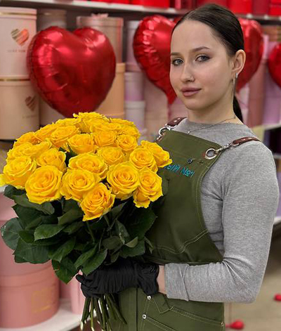 желтые розы