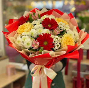 Букет цветов на день рождения Букет цветов на день рождения