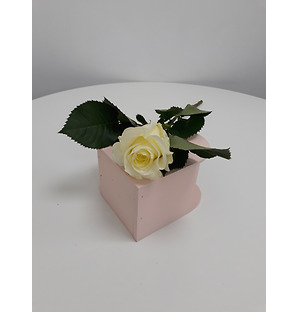Роза белая , 40 см.
